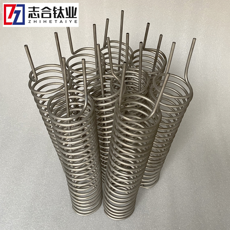 寶雞廠家直銷鈦設備鈦鎳鋯盤管U形盤管 圓形盤管蛇形盤管出圖安裝