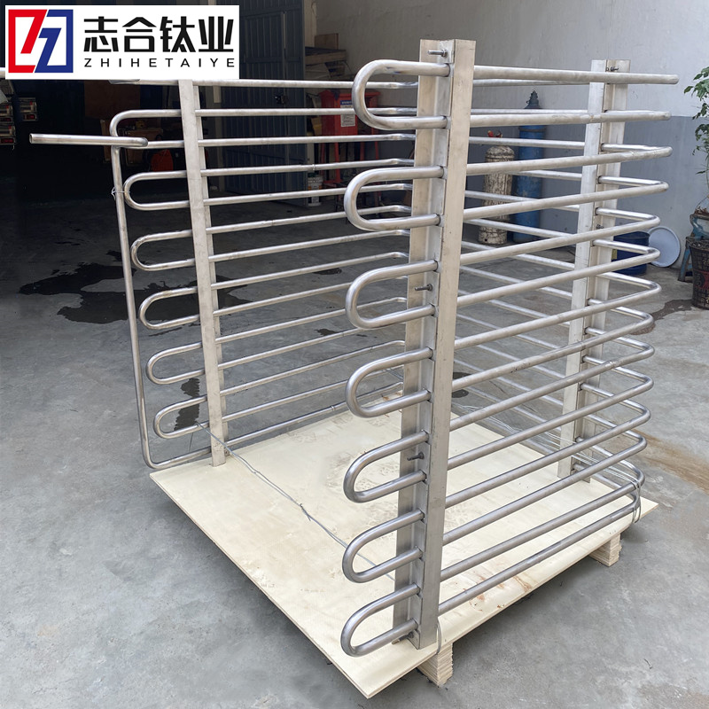 純鈦方形盤管 TA2φ25*1.5管按圖紙加工